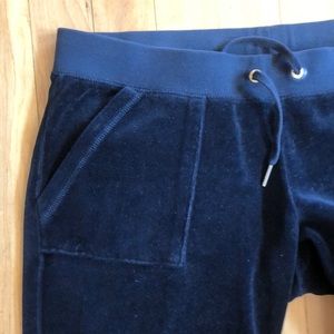 Juicy Couture Pants - Navy Juicy Couture velour pants Juicy Couture Pants - Navy Juicy Couture velour pants